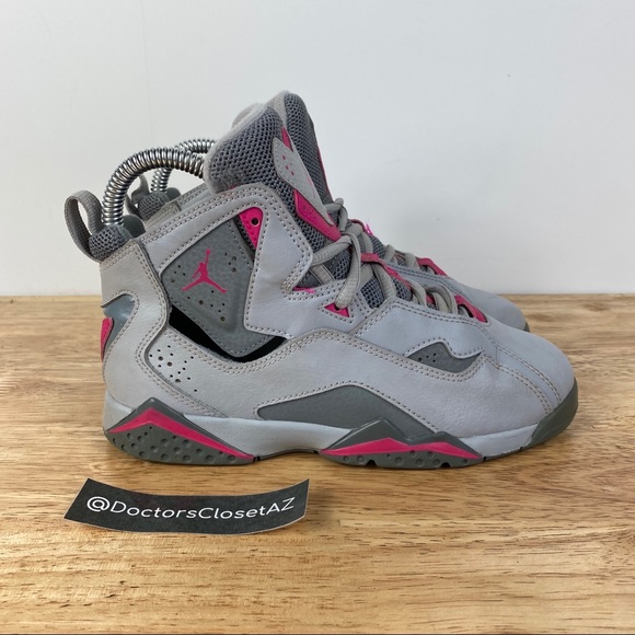 Jordan Other - Nike Jordan True Flight GP Gray Deadly Pink Youth